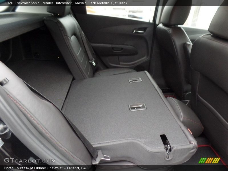 Mosaic Black Metallic / Jet Black 2020 Chevrolet Sonic Premier Hatchback