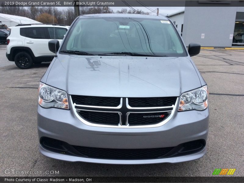 Billet / Black/Light Graystone 2019 Dodge Grand Caravan SE