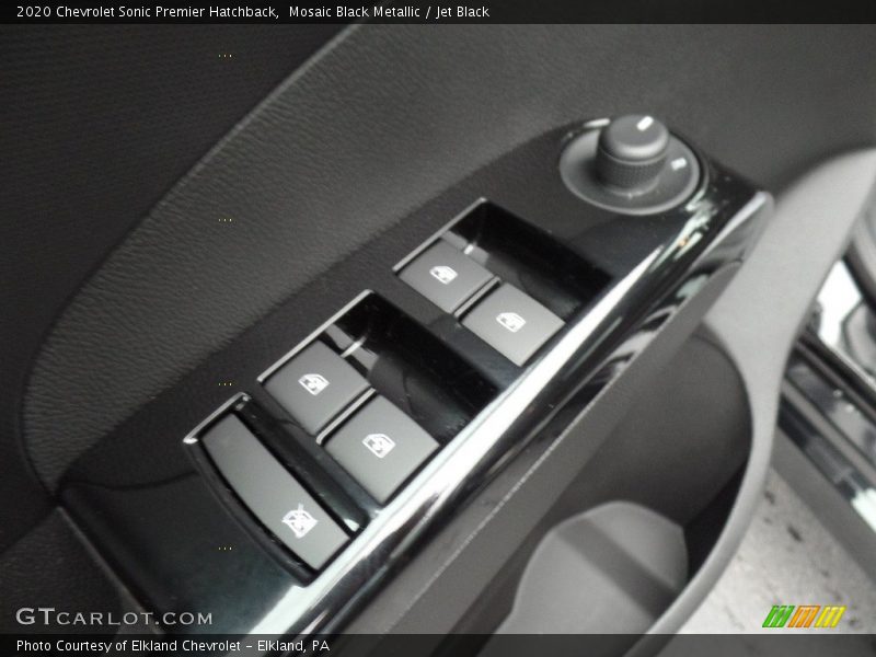 Mosaic Black Metallic / Jet Black 2020 Chevrolet Sonic Premier Hatchback