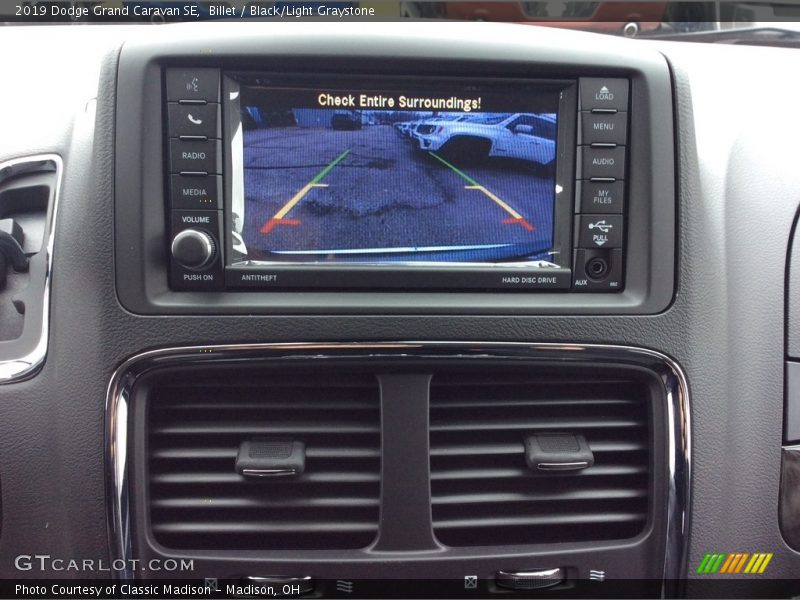 Billet / Black/Light Graystone 2019 Dodge Grand Caravan SE