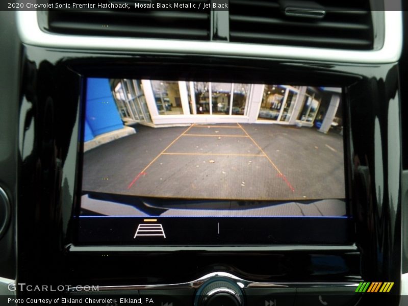 Mosaic Black Metallic / Jet Black 2020 Chevrolet Sonic Premier Hatchback