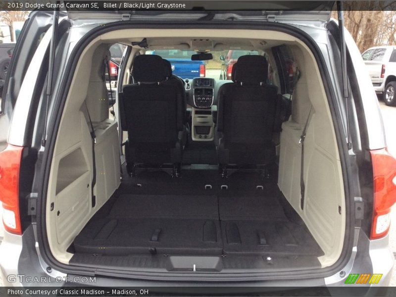 Billet / Black/Light Graystone 2019 Dodge Grand Caravan SE
