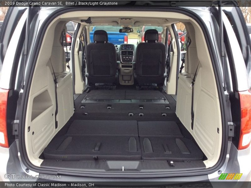 Billet / Black/Light Graystone 2019 Dodge Grand Caravan SE