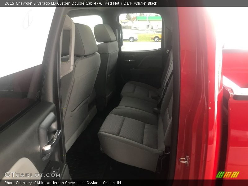 Red Hot / Dark Ash/Jet Black 2019 Chevrolet Silverado LD Custom Double Cab 4x4