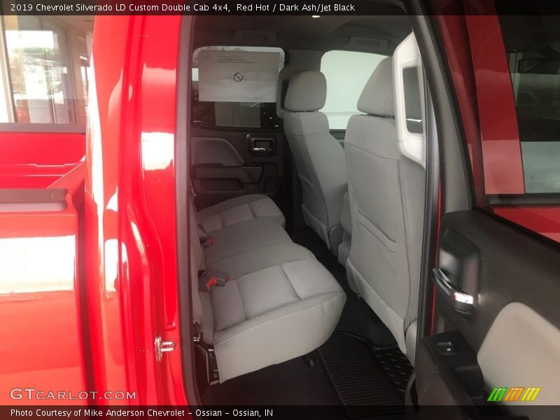 Red Hot / Dark Ash/Jet Black 2019 Chevrolet Silverado LD Custom Double Cab 4x4