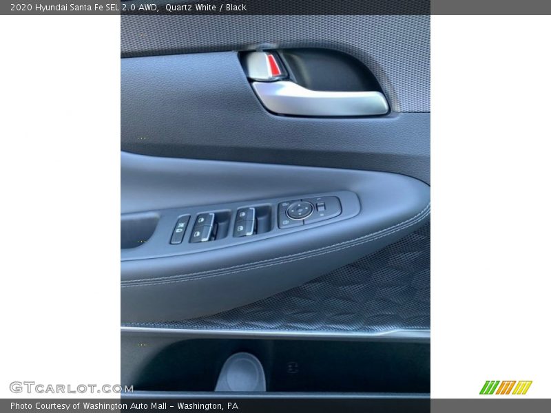 Quartz White / Black 2020 Hyundai Santa Fe SEL 2.0 AWD