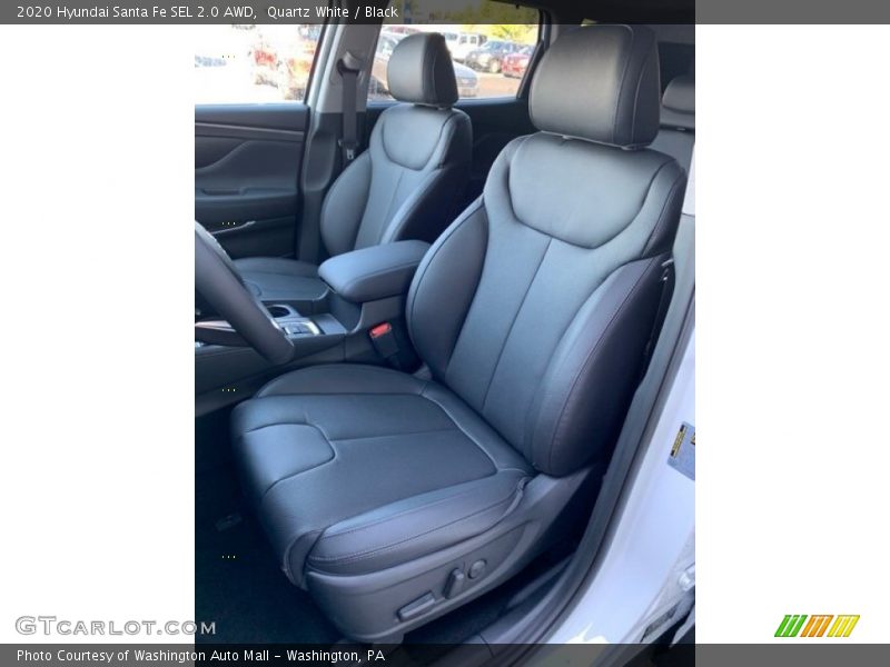 Quartz White / Black 2020 Hyundai Santa Fe SEL 2.0 AWD
