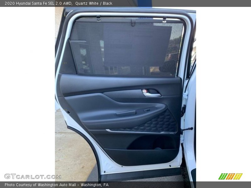 Quartz White / Black 2020 Hyundai Santa Fe SEL 2.0 AWD