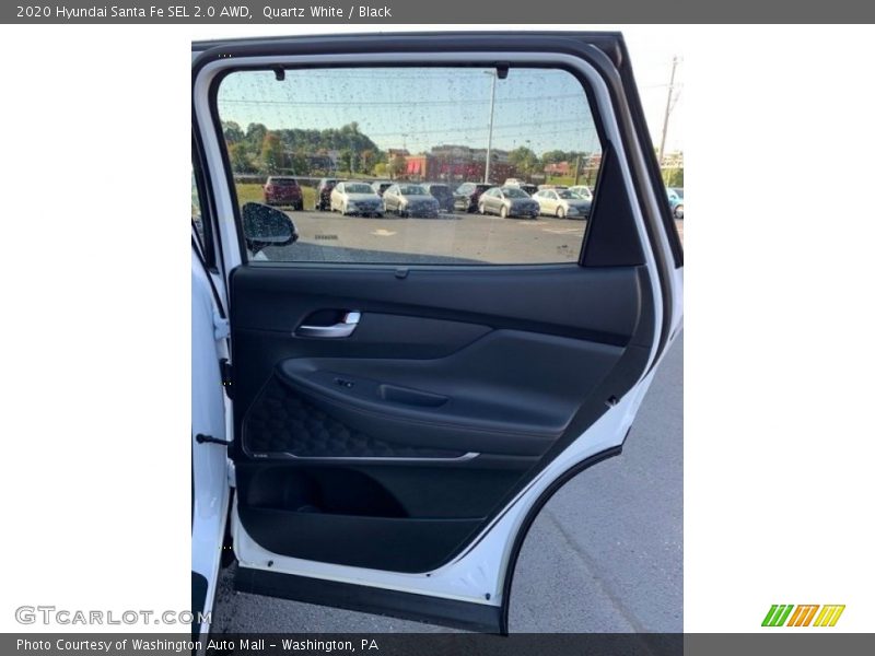 Quartz White / Black 2020 Hyundai Santa Fe SEL 2.0 AWD