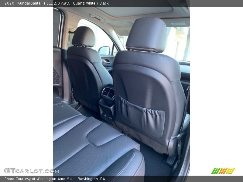 Quartz White / Black 2020 Hyundai Santa Fe SEL 2.0 AWD