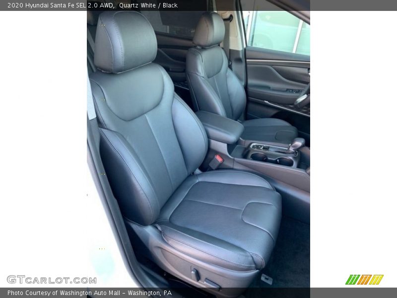 Quartz White / Black 2020 Hyundai Santa Fe SEL 2.0 AWD