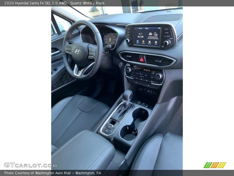 Quartz White / Black 2020 Hyundai Santa Fe SEL 2.0 AWD