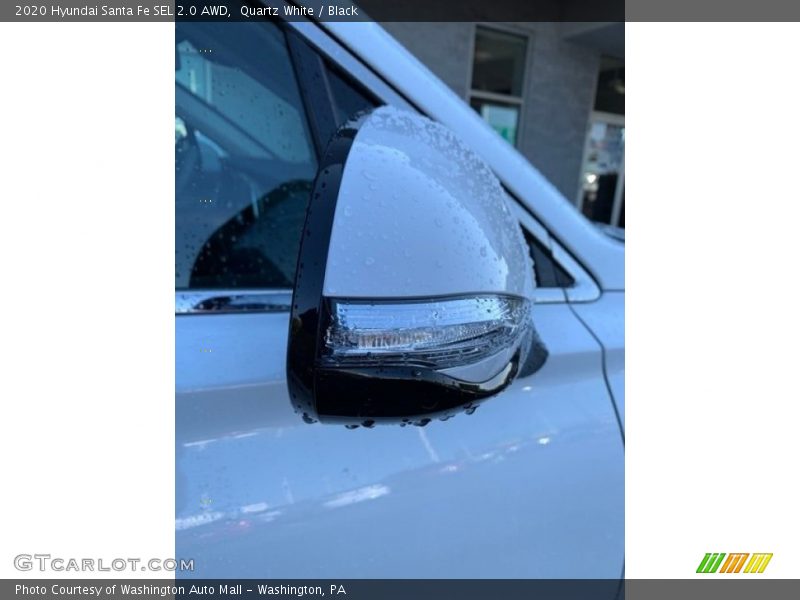 Quartz White / Black 2020 Hyundai Santa Fe SEL 2.0 AWD