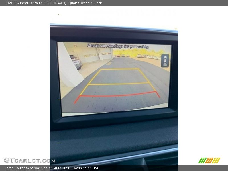 Quartz White / Black 2020 Hyundai Santa Fe SEL 2.0 AWD