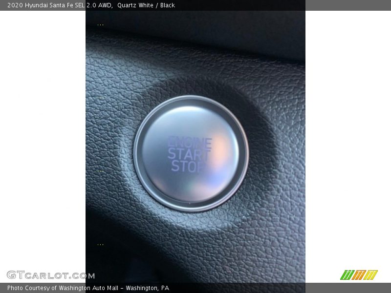 Quartz White / Black 2020 Hyundai Santa Fe SEL 2.0 AWD