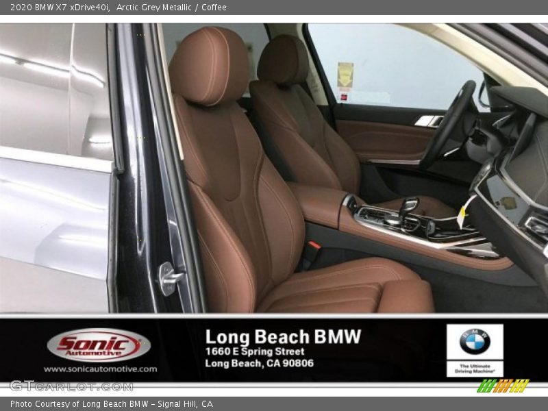 Arctic Grey Metallic / Coffee 2020 BMW X7 xDrive40i