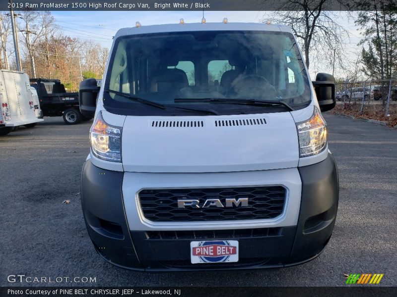 Bright White / Black 2019 Ram ProMaster 1500 High Roof Cargo Van