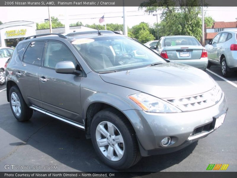 Platinum Pearl Metallic / Charcoal 2006 Nissan Murano SL AWD
