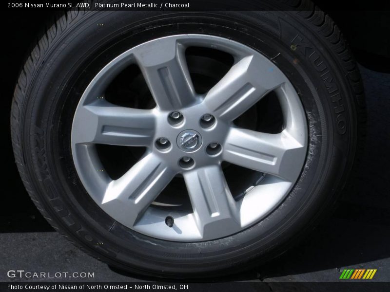 Platinum Pearl Metallic / Charcoal 2006 Nissan Murano SL AWD