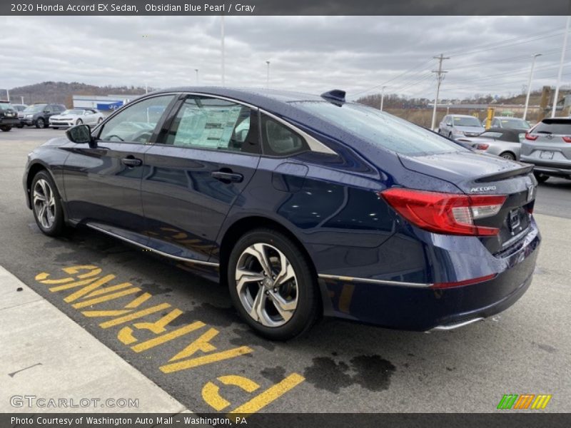 Obsidian Blue Pearl / Gray 2020 Honda Accord EX Sedan