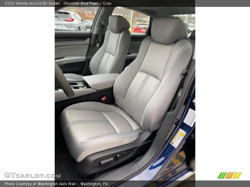 Front Seat of 2020 Accord EX Sedan
