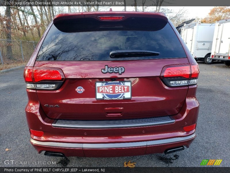 Velvet Red Pearl / Black 2020 Jeep Grand Cherokee High Altitude 4x4