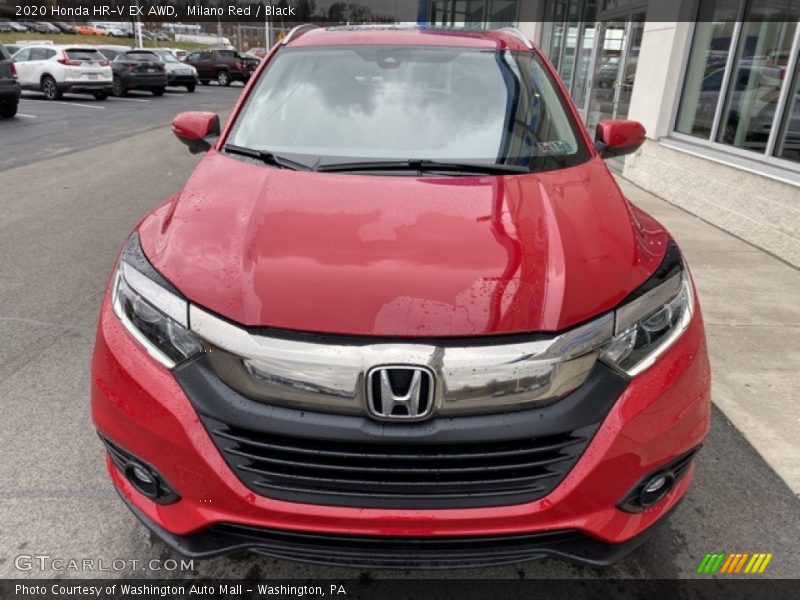 Milano Red / Black 2020 Honda HR-V EX AWD
