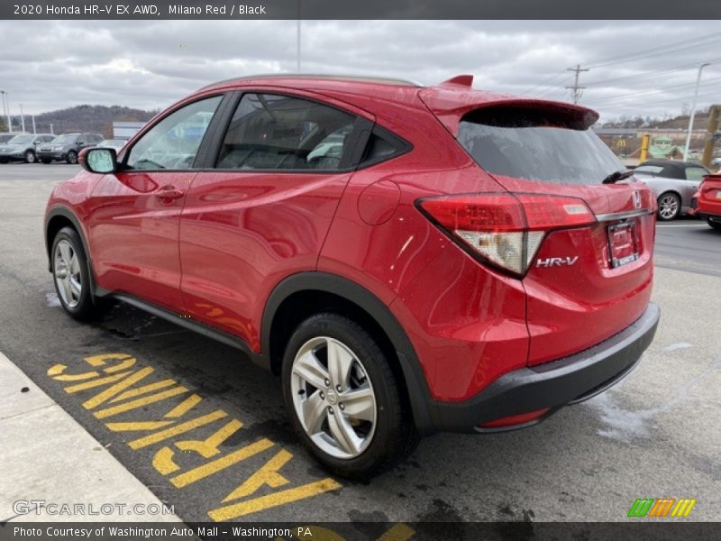 Milano Red / Black 2020 Honda HR-V EX AWD
