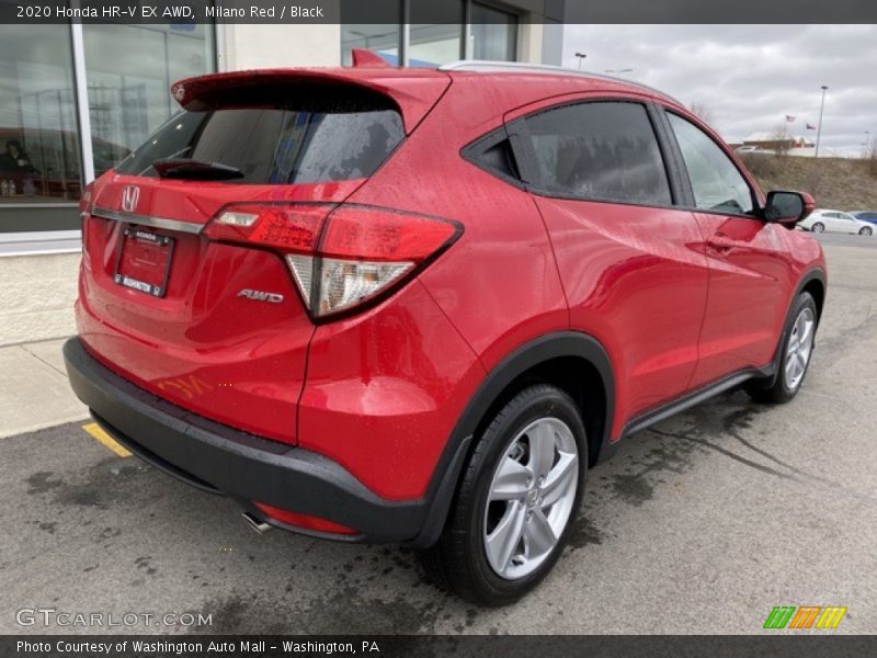Milano Red / Black 2020 Honda HR-V EX AWD