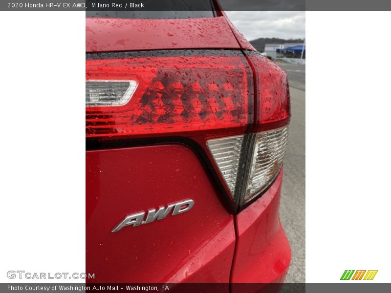 Milano Red / Black 2020 Honda HR-V EX AWD