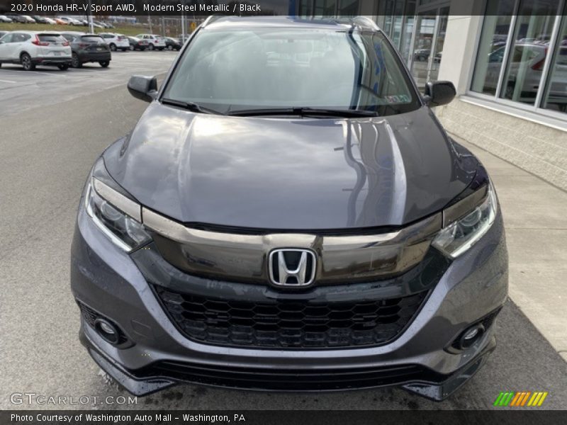 Modern Steel Metallic / Black 2020 Honda HR-V Sport AWD