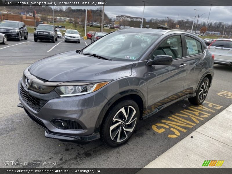 Modern Steel Metallic / Black 2020 Honda HR-V Sport AWD