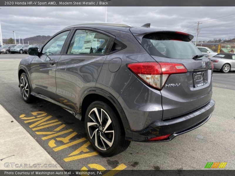 Modern Steel Metallic / Black 2020 Honda HR-V Sport AWD