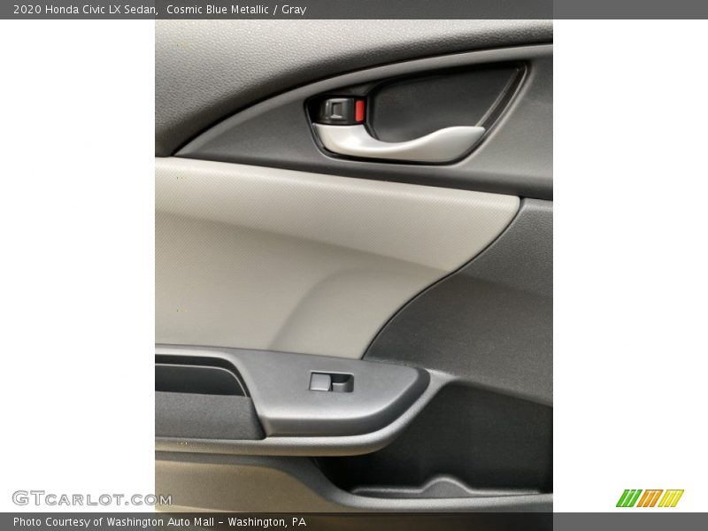 Cosmic Blue Metallic / Gray 2020 Honda Civic LX Sedan