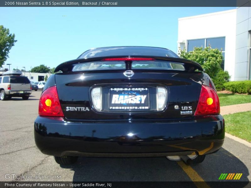 Blackout / Charcoal 2006 Nissan Sentra 1.8 S Special Edition