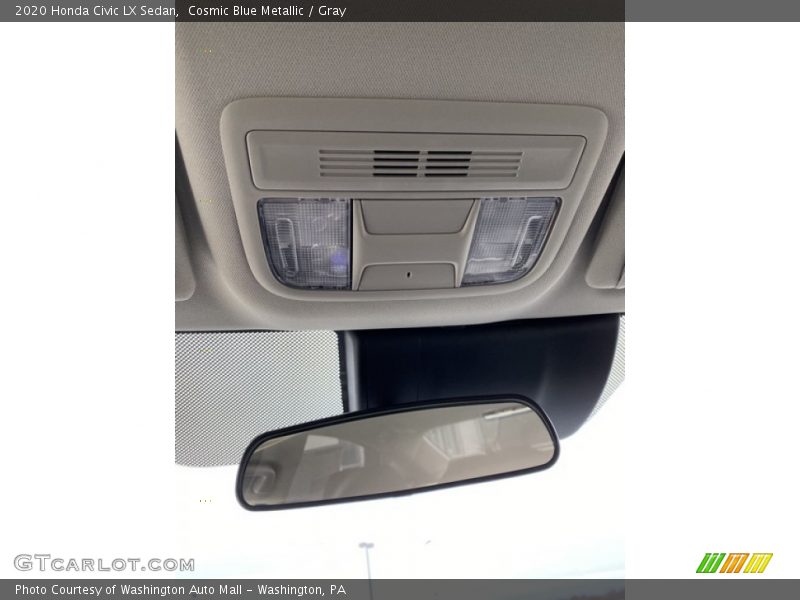 Cosmic Blue Metallic / Gray 2020 Honda Civic LX Sedan