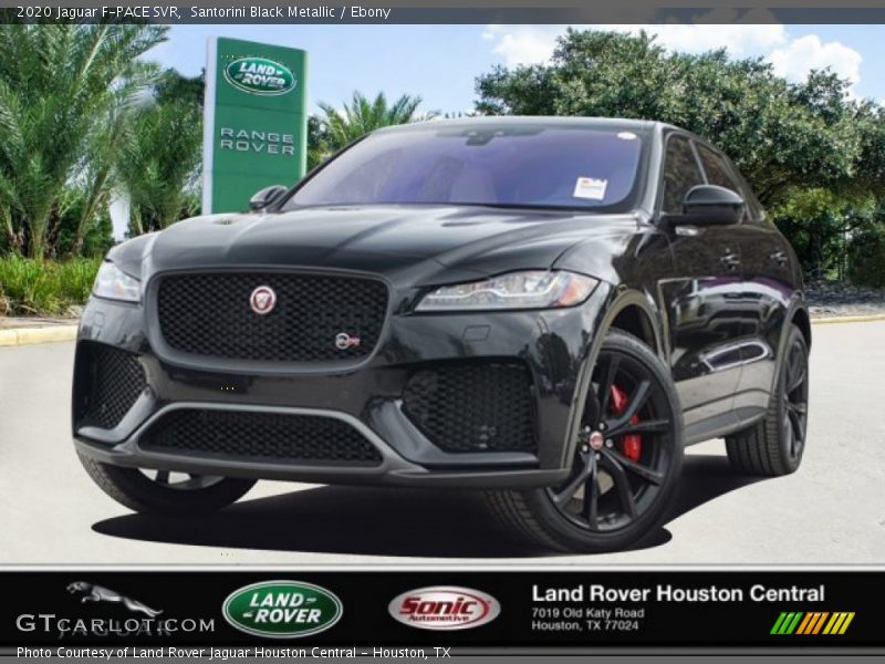 Santorini Black Metallic / Ebony 2020 Jaguar F-PACE SVR