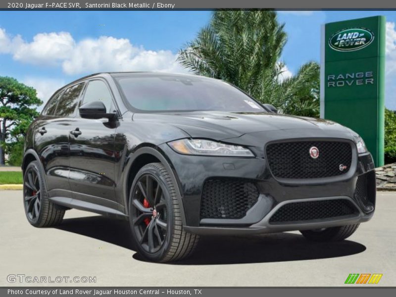 Santorini Black Metallic / Ebony 2020 Jaguar F-PACE SVR