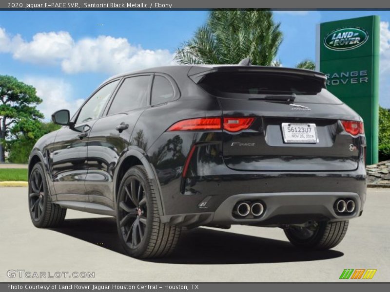 Santorini Black Metallic / Ebony 2020 Jaguar F-PACE SVR