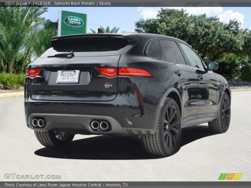 Santorini Black Metallic / Ebony 2020 Jaguar F-PACE SVR