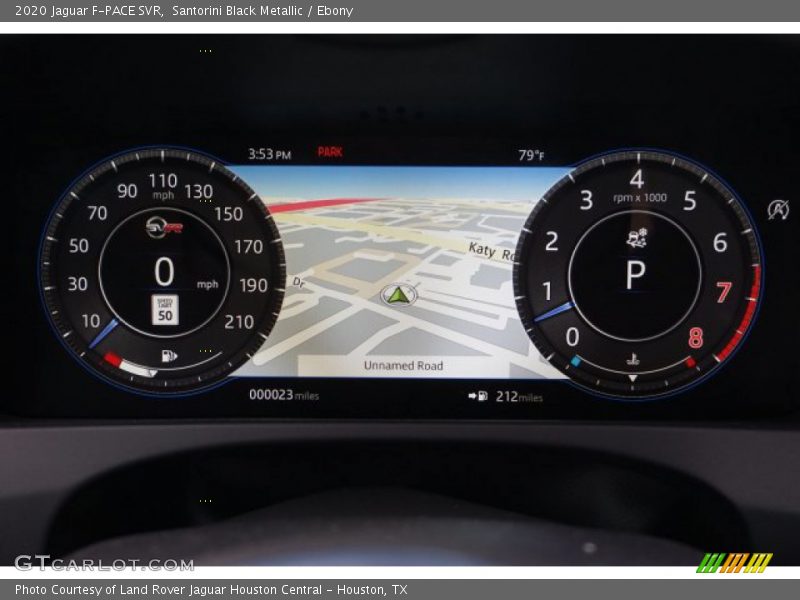  2020 F-PACE SVR SVR Gauges