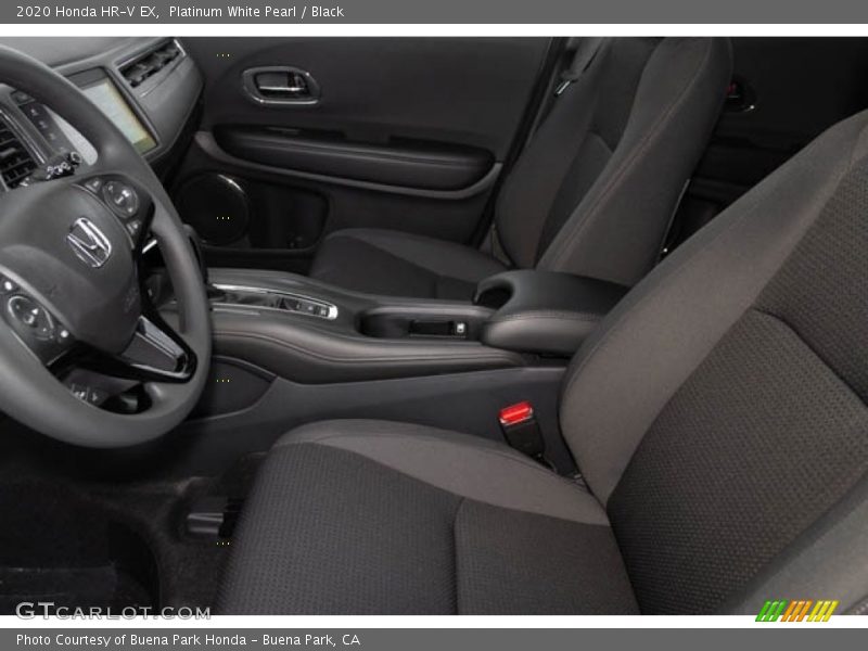 Platinum White Pearl / Black 2020 Honda HR-V EX