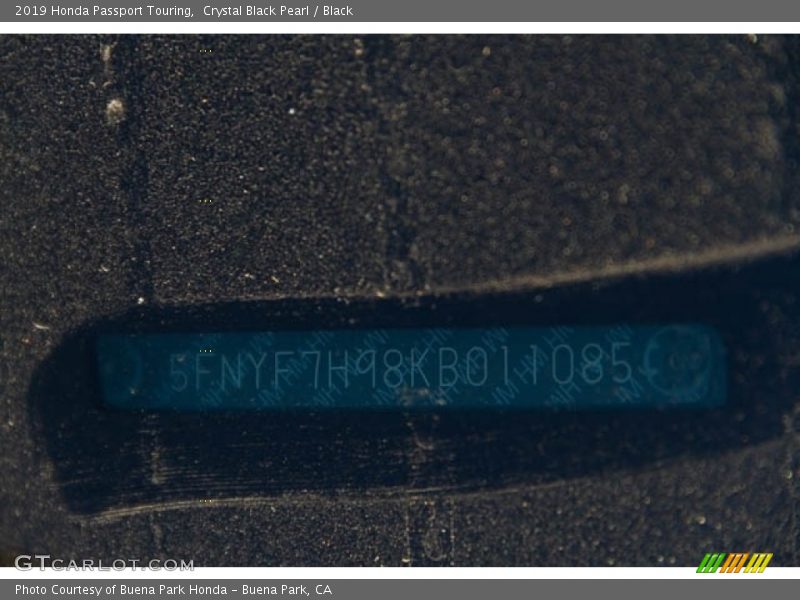 Crystal Black Pearl / Black 2019 Honda Passport Touring