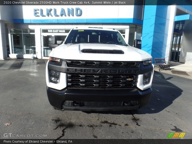 Summit White / Jet Black 2020 Chevrolet Silverado 2500HD Work Truck Crew Cab 4x4