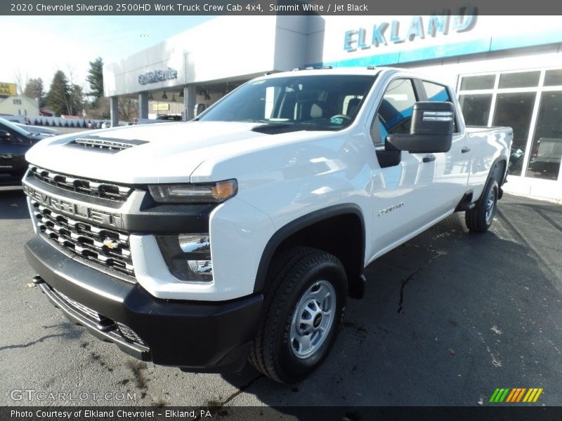 Summit White / Jet Black 2020 Chevrolet Silverado 2500HD Work Truck Crew Cab 4x4