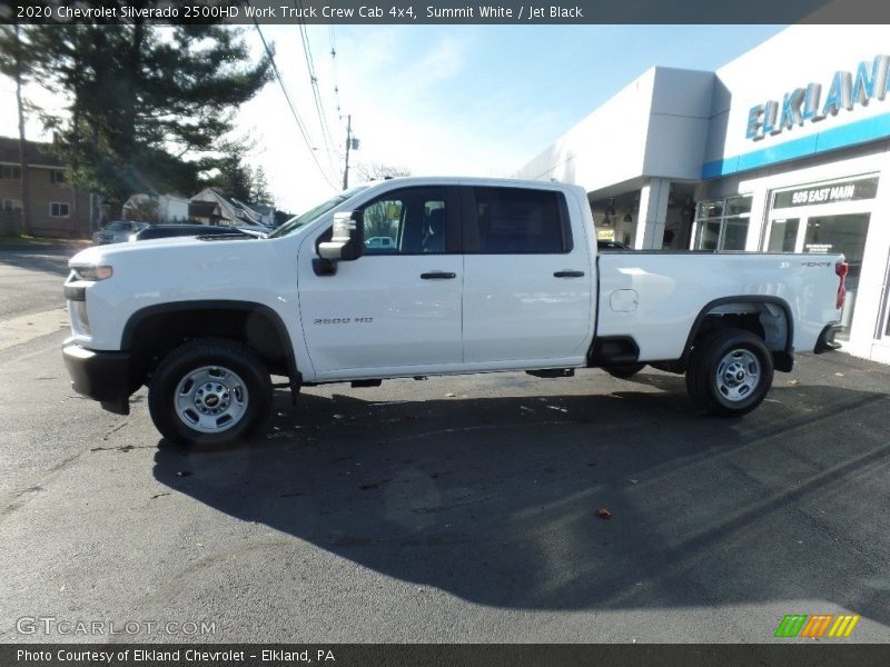 Summit White / Jet Black 2020 Chevrolet Silverado 2500HD Work Truck Crew Cab 4x4