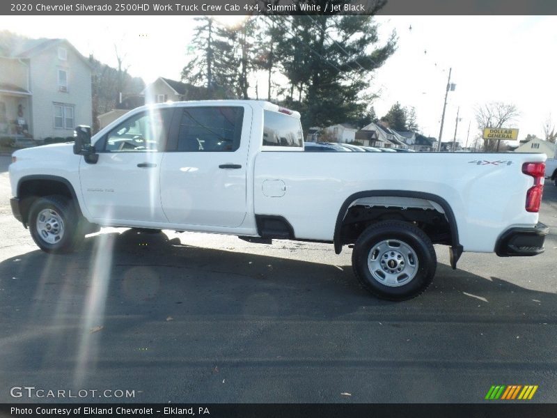 Summit White / Jet Black 2020 Chevrolet Silverado 2500HD Work Truck Crew Cab 4x4