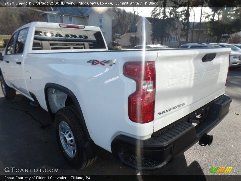 Summit White / Jet Black 2020 Chevrolet Silverado 2500HD Work Truck Crew Cab 4x4