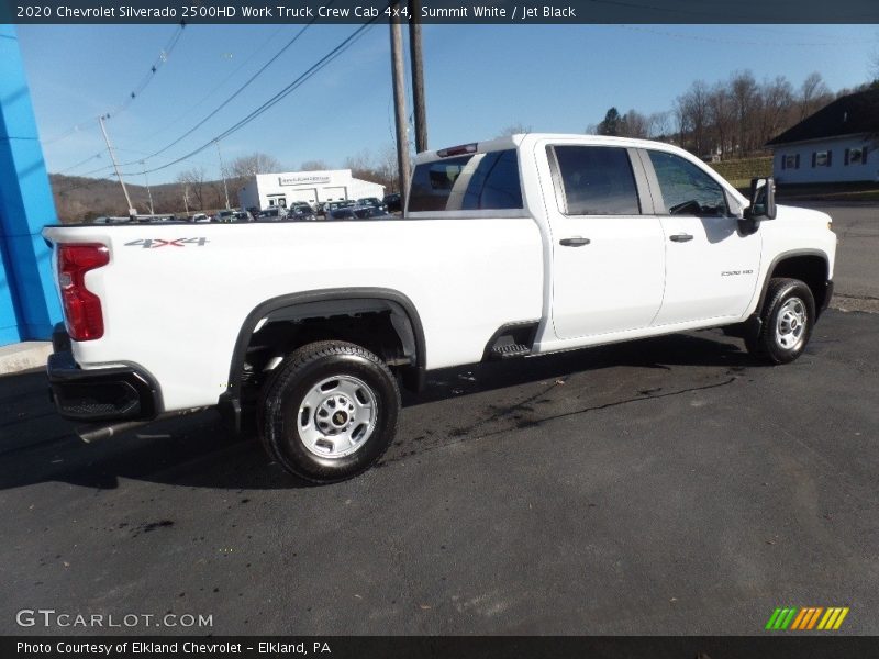 Summit White / Jet Black 2020 Chevrolet Silverado 2500HD Work Truck Crew Cab 4x4