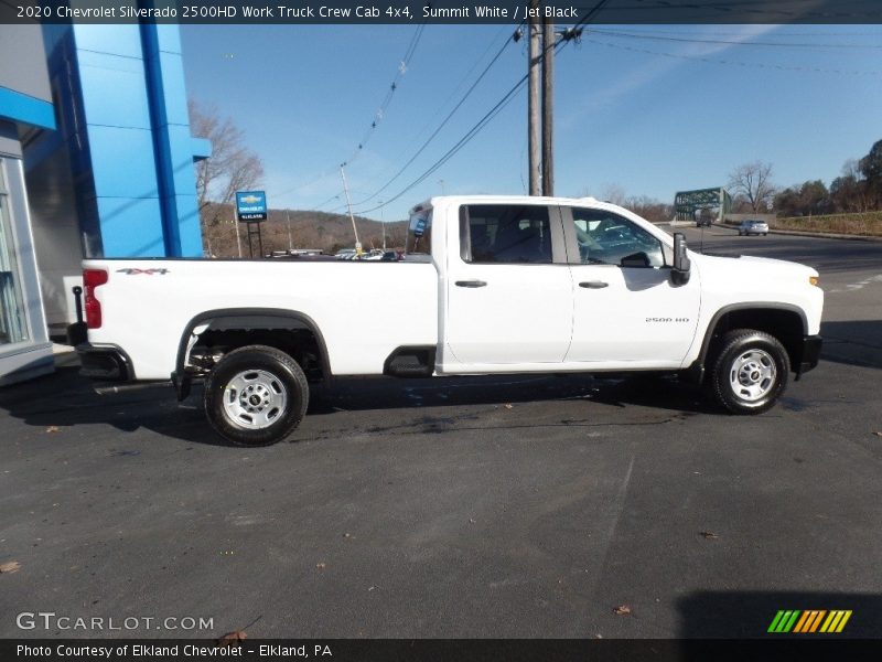 Summit White / Jet Black 2020 Chevrolet Silverado 2500HD Work Truck Crew Cab 4x4
